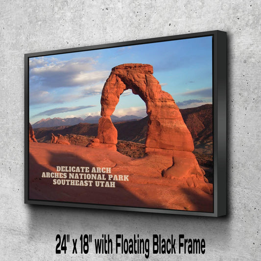 Delicate Arch - Arches National Park - Park Avenue | National Park Photography | Utah Travel Gift | Canyon Landscape| Nature Prints Utah