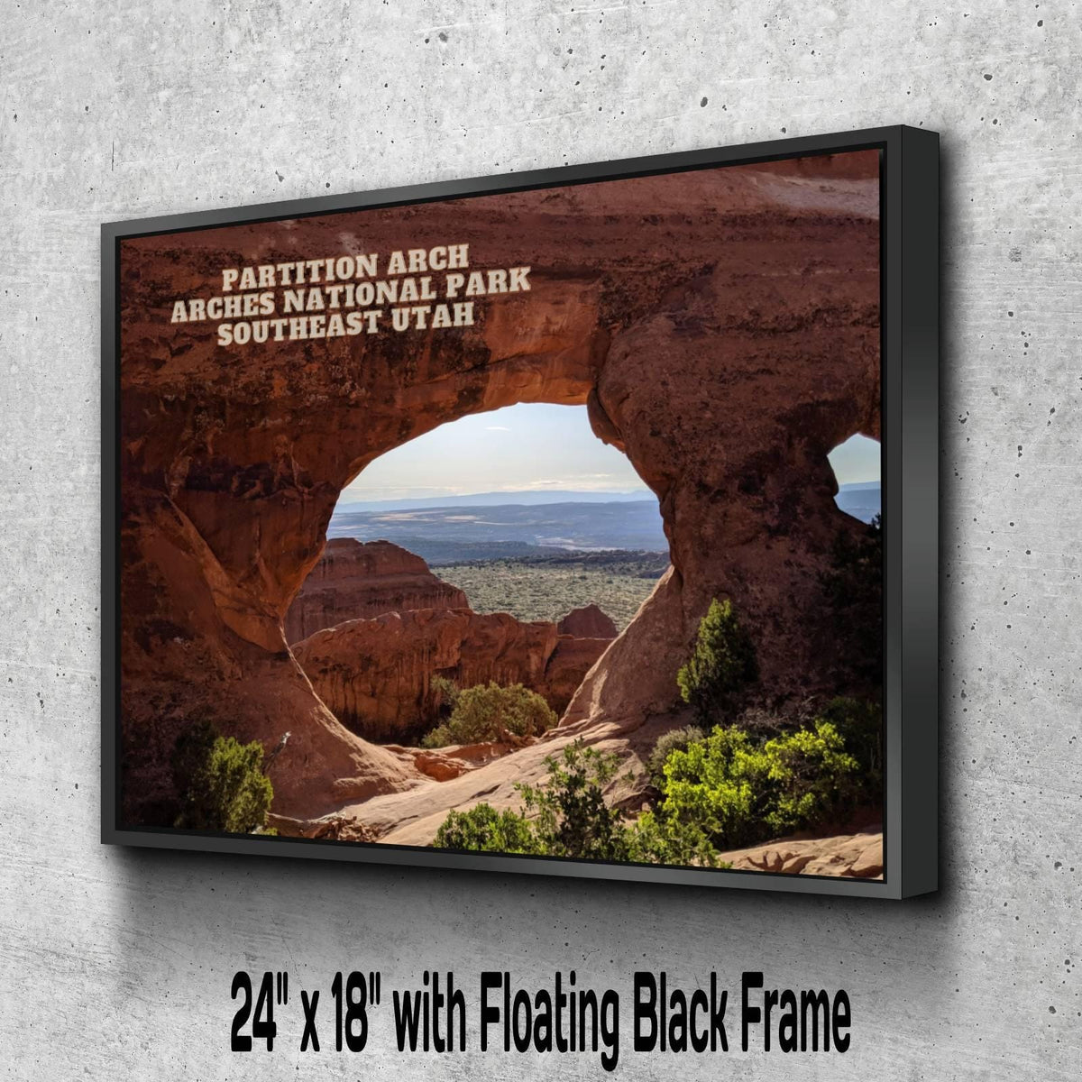Partition Arch - Arches National Park - Park Avenue | National Park Photography | Utah Travel Gift | Canyon Landscape| Nature Prints Utah