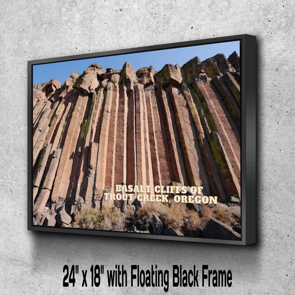 Basalt Cliffs of Trout Creek, Oregon - Landscape Photography | Travel Gift | Climbing Art Prints | Oregon Art Print