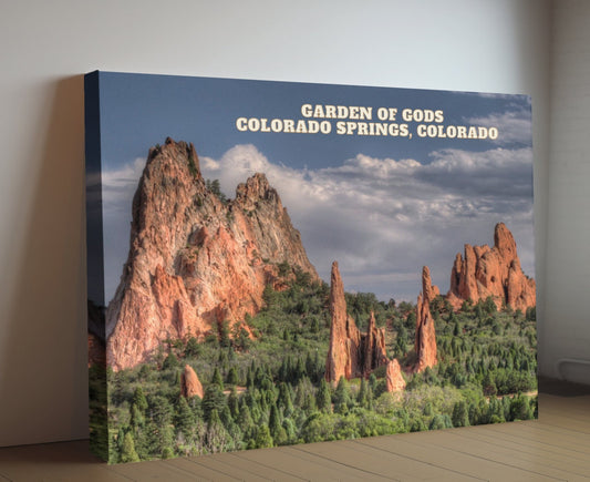 Garden of Gods Canvas Print, Colorado Springs, Colorado Wall Art, High Quality Scenic Photography - Professional Landscape Photography