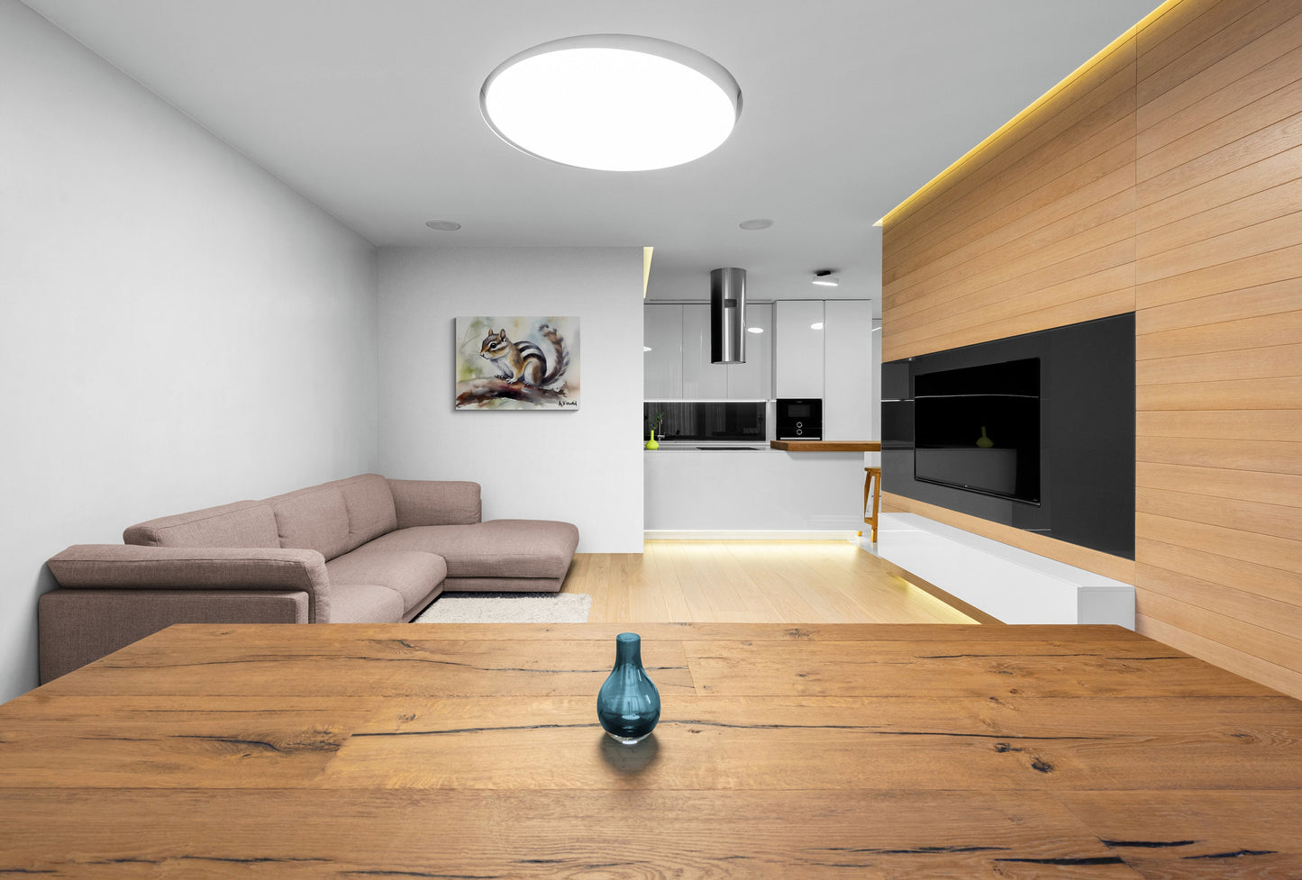 Chipmunk | Canvas Print | Wildlife Art | Cabin Art | Forest Art | Archer Kincaid