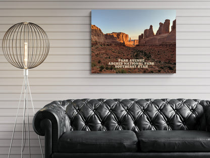Arches National Park - Park Avenue | National Park Photography | Utah Travel Gift | Canyon Landscape Wall Art | Nature Prints Wall Art Utah