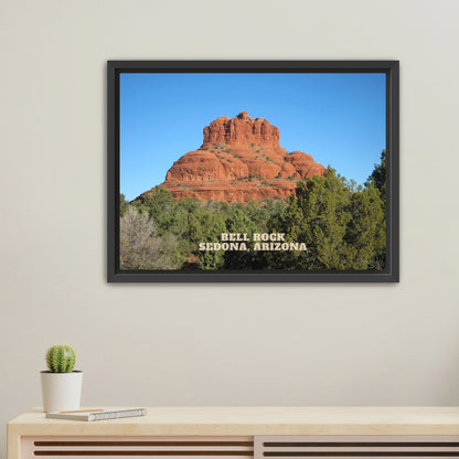 Bell Rock in Sedona, Arizona on Canvas, Arizona Wall Art, Travel Gift, Framed Canvas Print, Sedona Poster Print, Sedona Wall Decor USA
