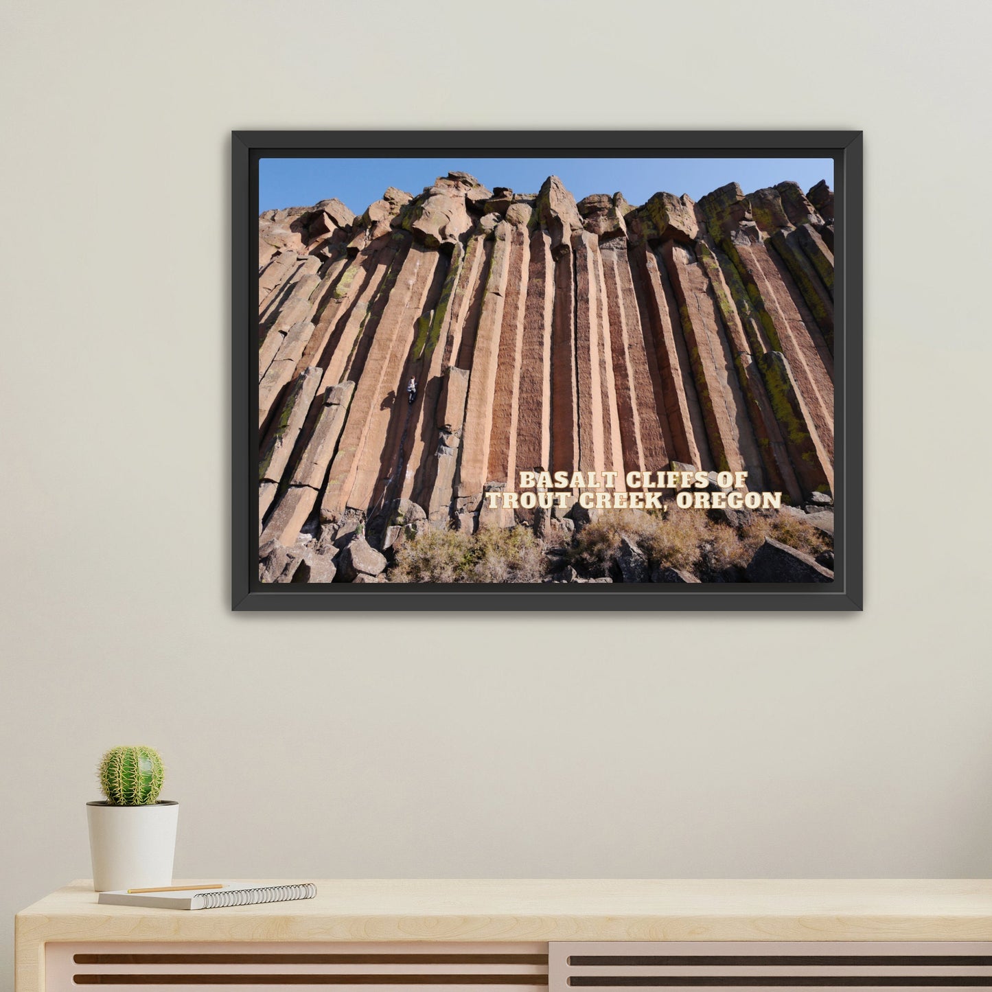 Basalt Cliffs of Trout Creek, Oregon - Landscape Photography | Travel Gift | Climbing Art Prints | Oregon Art Print