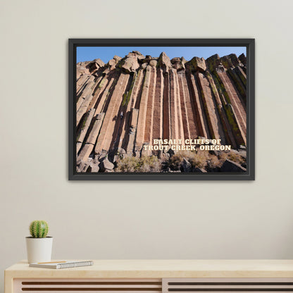 Basalt Cliffs of Trout Creek, Oregon - Landscape Photography | Travel Gift | Climbing Art Prints | Oregon Art Print