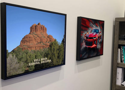 Bell Rock in Sedona, Arizona on Canvas, Arizona Wall Art, Travel Gift, Framed Canvas Print, Sedona Poster Print, Sedona Wall Decor USA