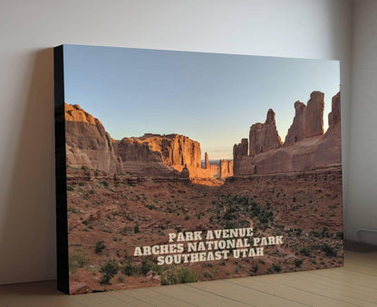 Arches National Park - Park Avenue | National Park Photography | Utah Travel Gift | Canyon Landscape Wall Art | Nature Prints Wall Art Utah
