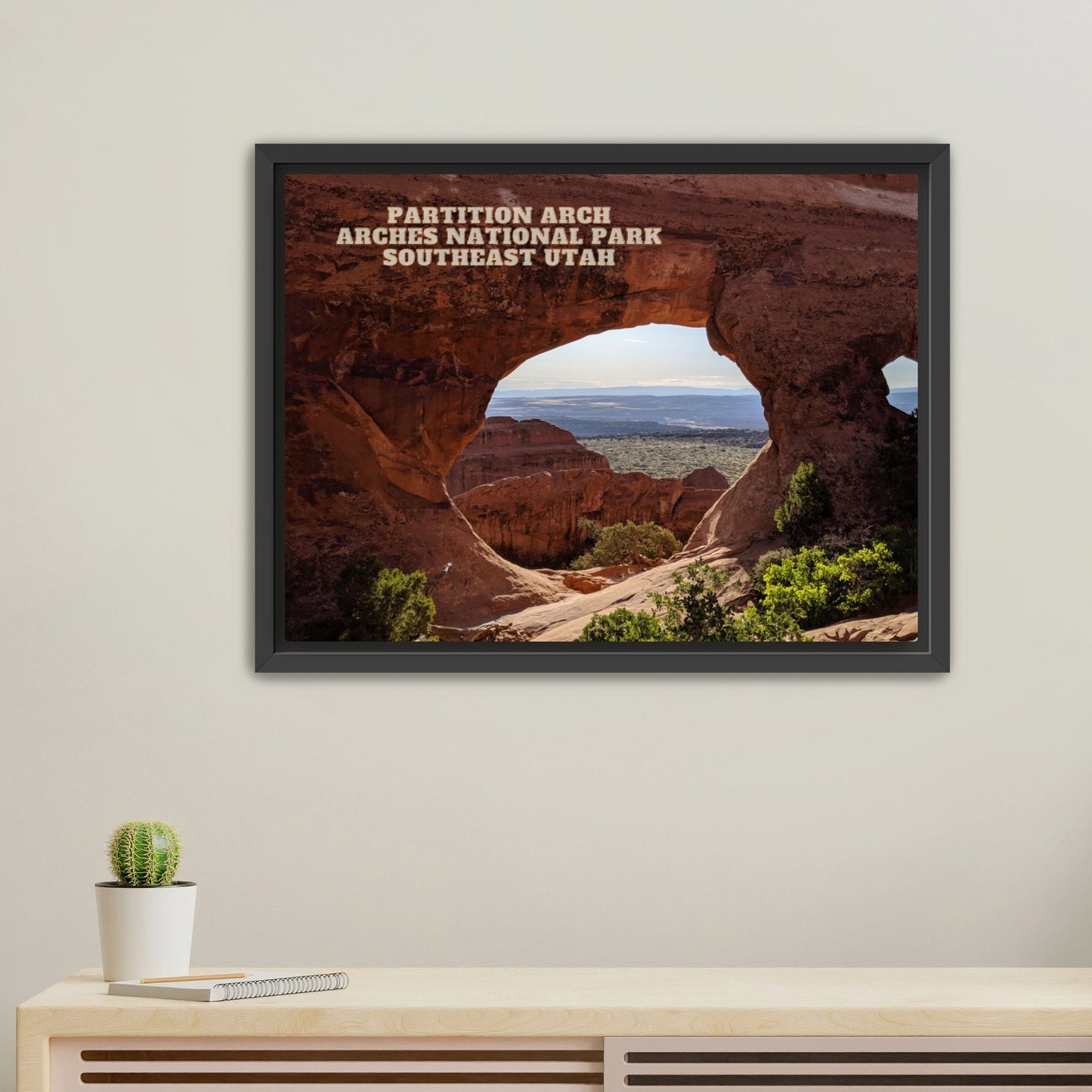 Partition Arch - Arches National Park - Park Avenue | National Park Photography | Utah Travel Gift | Canyon Landscape| Nature Prints Utah