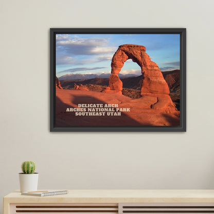 Delicate Arch - Arches National Park - Park Avenue | National Park Photography | Utah Travel Gift | Canyon Landscape| Nature Prints Utah