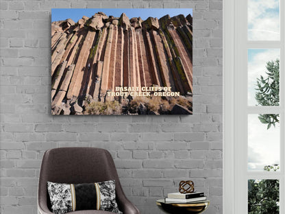 Basalt Cliffs of Trout Creek, Oregon - Landscape Photography | Travel Gift | Climbing Art Prints | Oregon Art Print