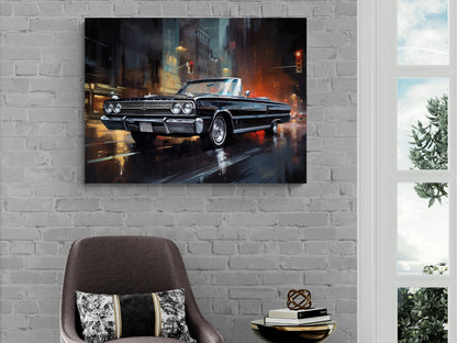 1967 Dodge Coronet RT 426 Hemi Convertible Print | Vintage Auto Wall Art Decor | Retro Muscle Car | Car Lovers Poster Gift