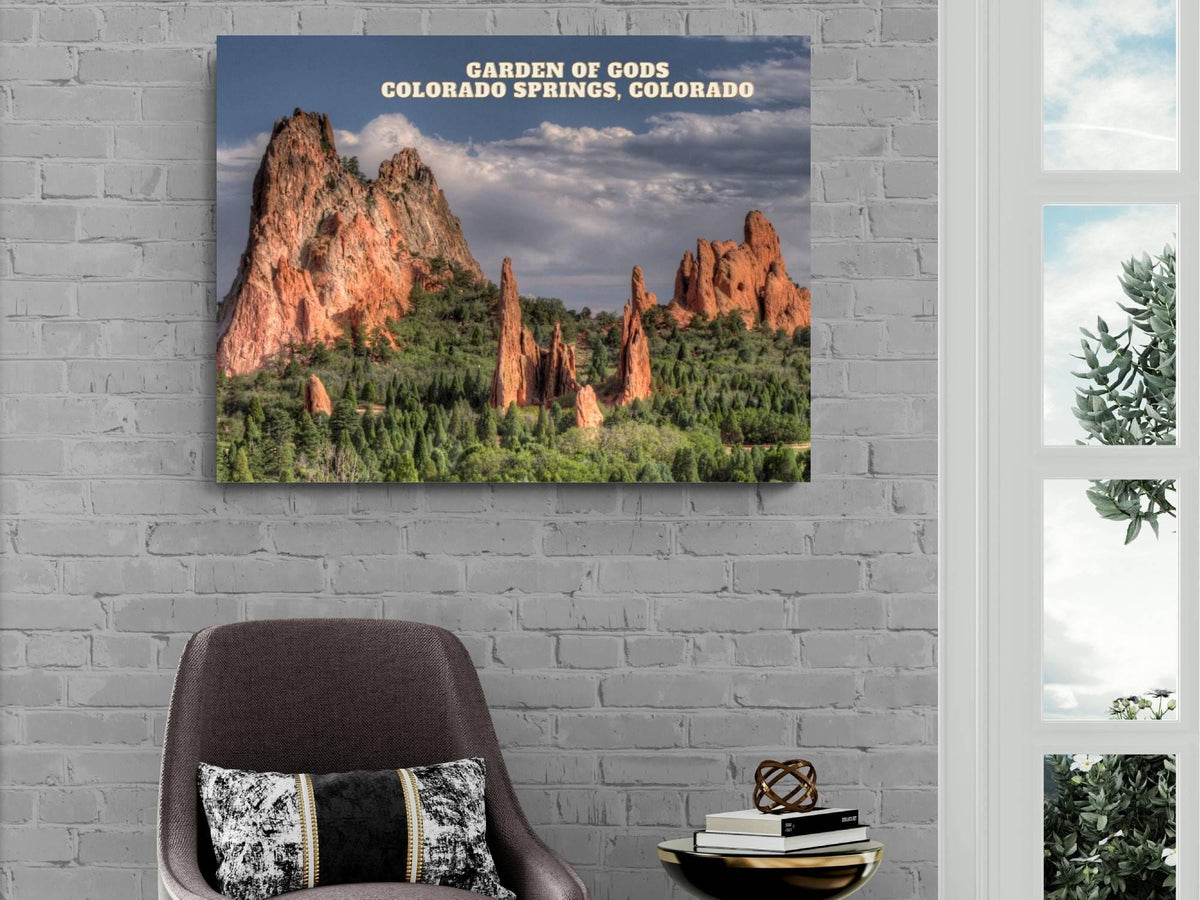 Garden of Gods Canvas Print, Colorado Springs, Colorado Wall Art, High Quality Scenic Photography - Professional Landscape Photography