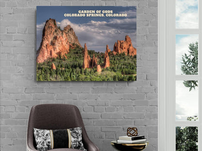 Garden of Gods Canvas Print, Colorado Springs, Colorado Wall Art, High Quality Scenic Photography - Professional Landscape Photography
