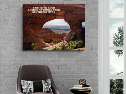 Partition Arch - Arches National Park - Park Avenue | National Park Photography | Utah Travel Gift | Canyon Landscape| Nature Prints Utah