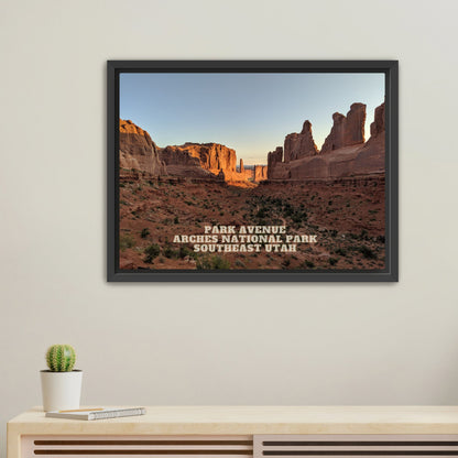 Arches National Park - Park Avenue | National Park Photography | Utah Travel Gift | Canyon Landscape Wall Art | Nature Prints Wall Art Utah