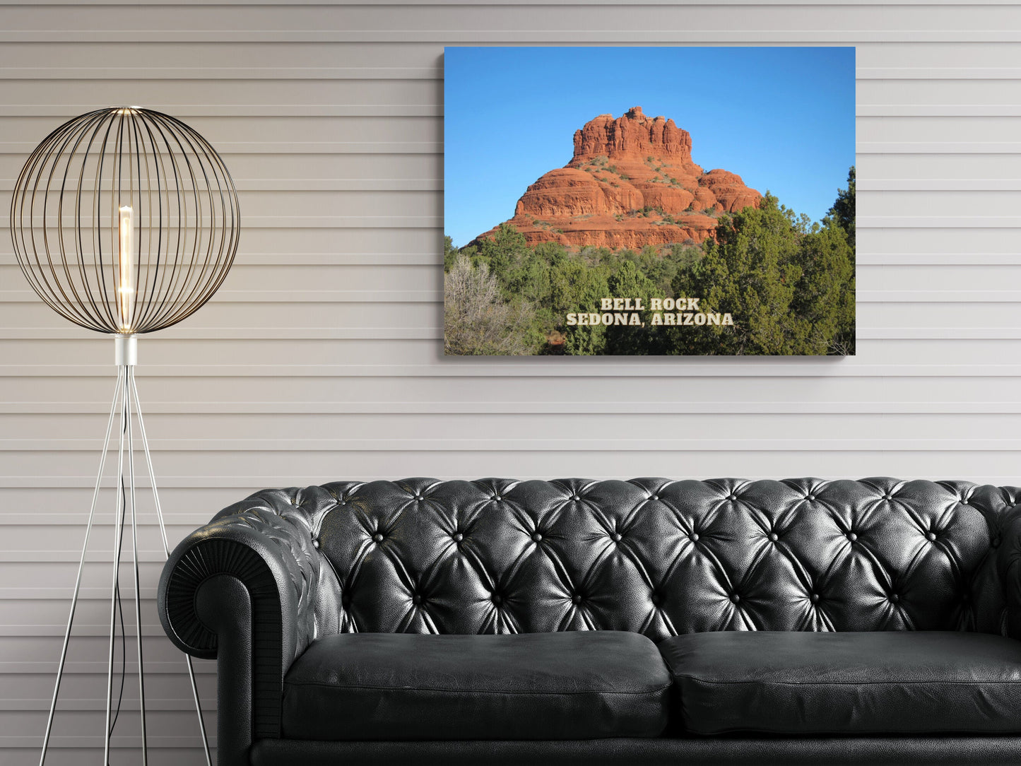 Bell Rock in Sedona, Arizona on Canvas, Arizona Wall Art, Travel Gift, Framed Canvas Print, Sedona Poster Print, Sedona Wall Decor USA