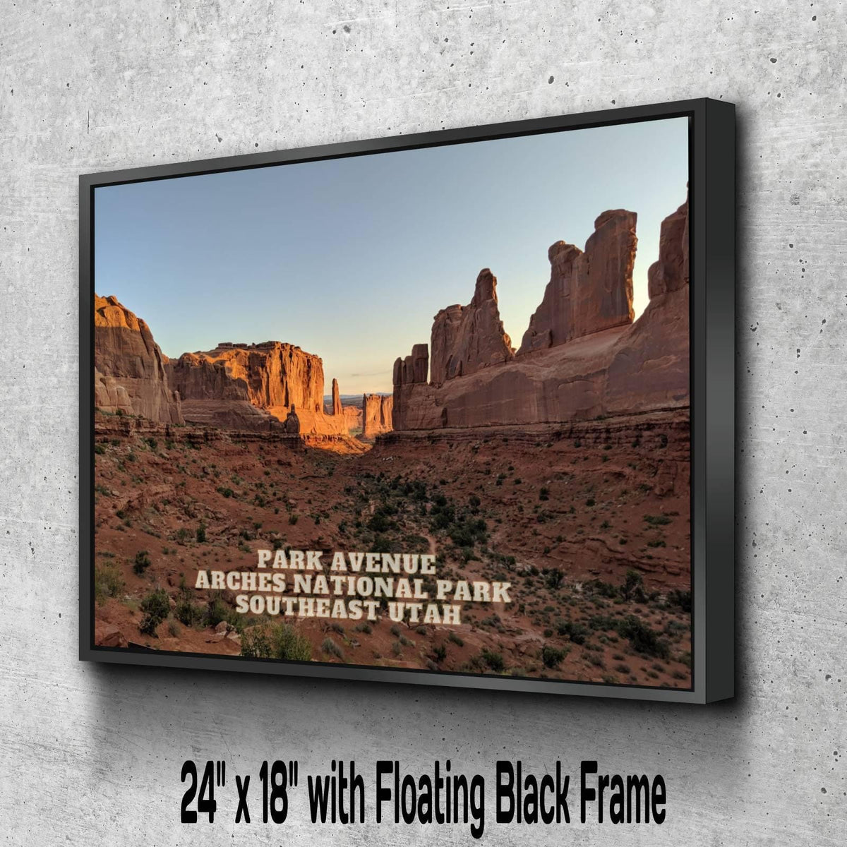 Arches National Park - Park Avenue | National Park Photography | Utah Travel Gift | Canyon Landscape Wall Art | Nature Prints Wall Art Utah