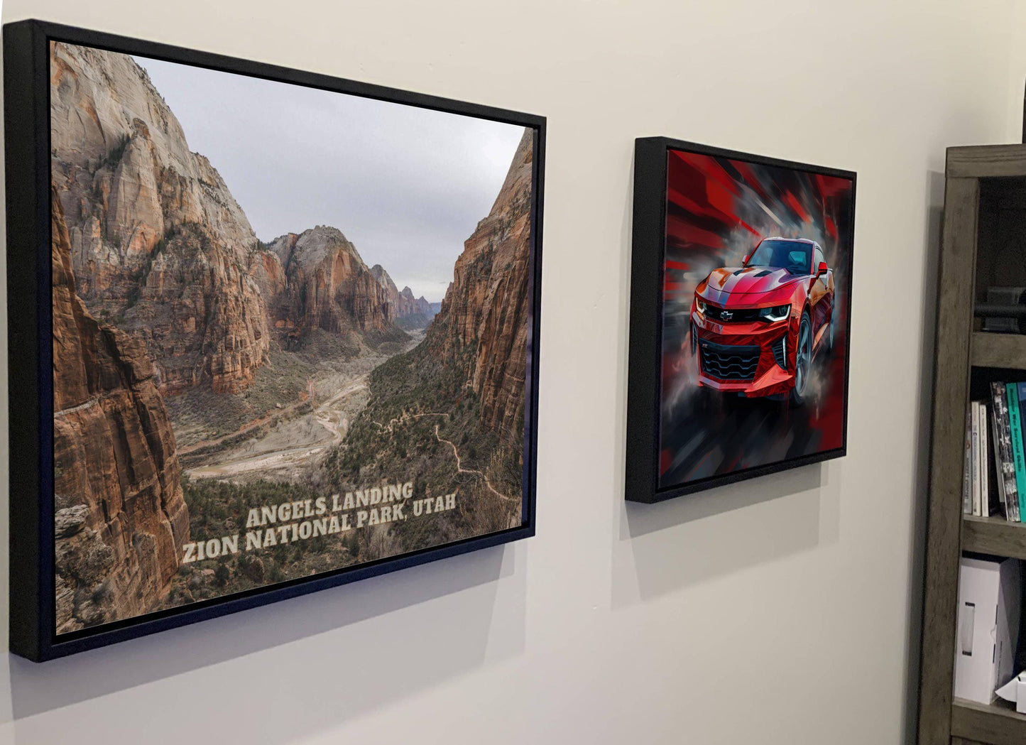 Angels Landing Photo Canvas – Zion National Park Photography | Utah Travel Gift | Zion Canyon | Landscape Wall Art | Nature Prints Wall Art