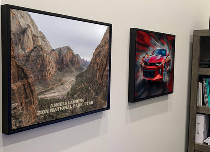 Angels Landing Photo Canvas – Zion National Park Photography | Utah Travel Gift | Zion Canyon | Landscape Wall Art | Nature Prints Wall Art